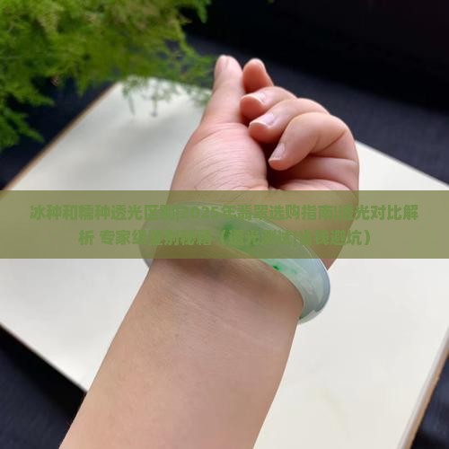 冰种和糯种透光区别