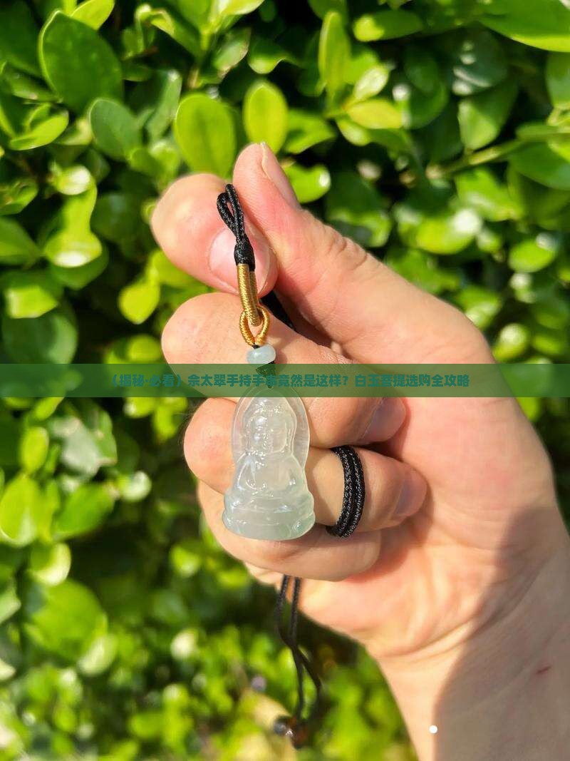 佘太翠手持手串白玉菩提