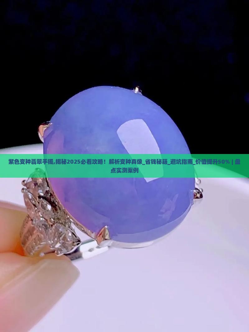 紫色变种翡翠手镯