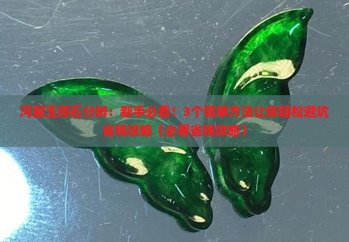河磨玉原石分辨