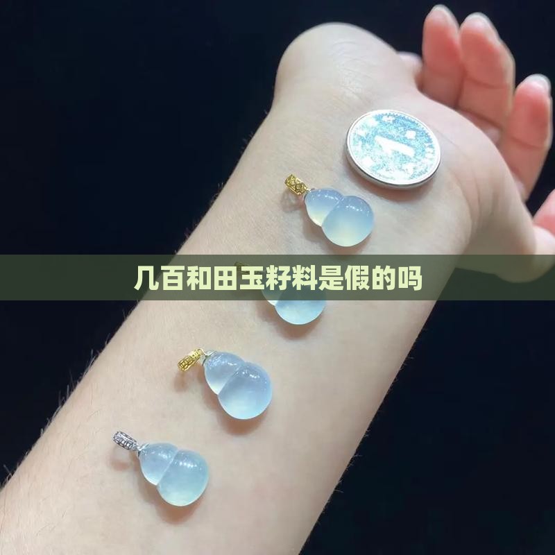 几百的和田玉籽料是假的吗