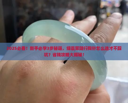 绿翡翠随行胸针