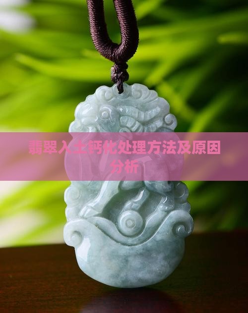 翡翠入土钙化处理方法及原因分析