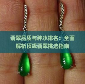 翡翠品质与种水排名：全面解析顶级翡翠挑选指南