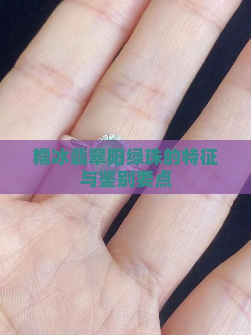 糯冰翡翠阳绿珠的特征与鉴别要点