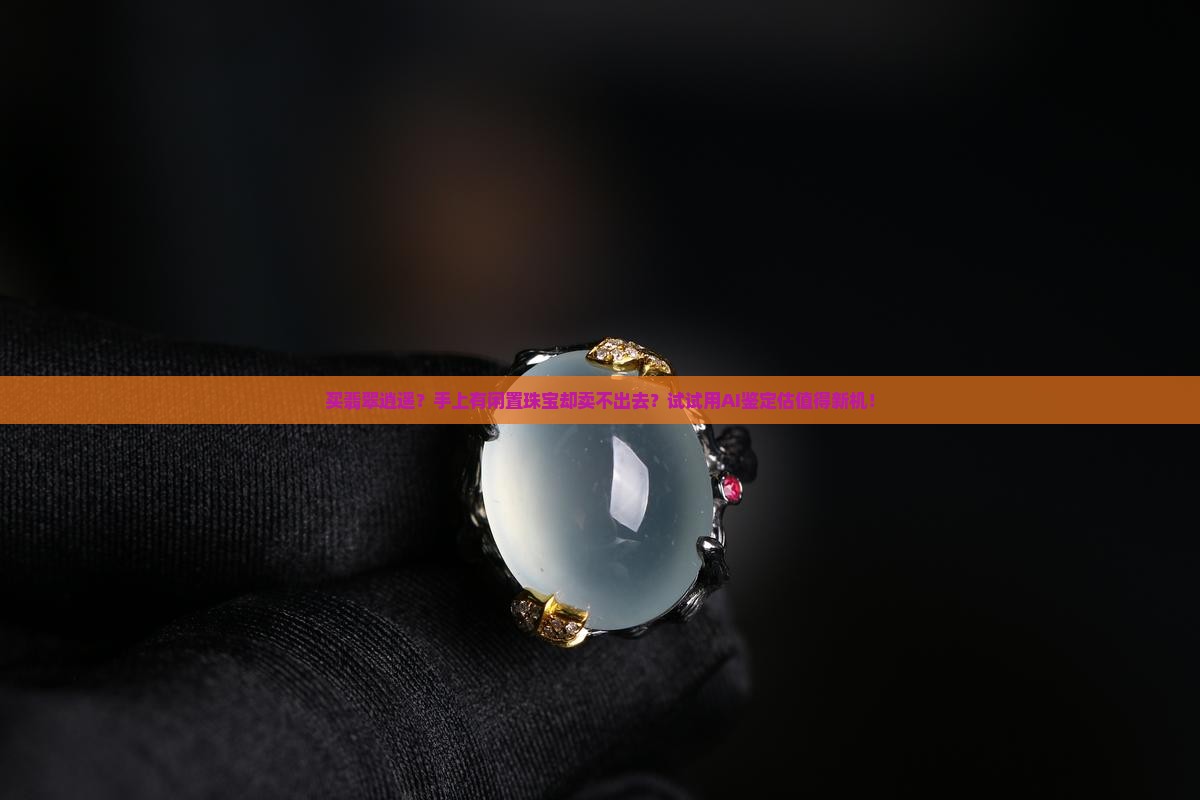 买翡翠逍遥？手上有闲置珠宝却卖不出去？试试用AI鉴定估值得新机！