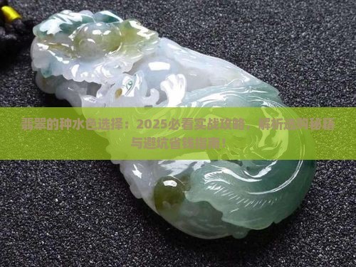 翡翠的种水色选择