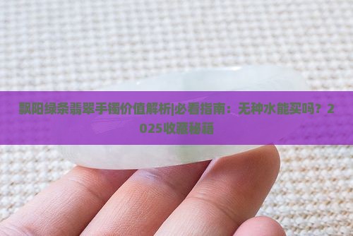 飘阳绿条翡翠手镯