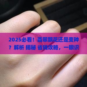 怎么看翡翠是飘花还是变种