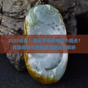 翡翠手镯表面迎光有小斑点是假的吗