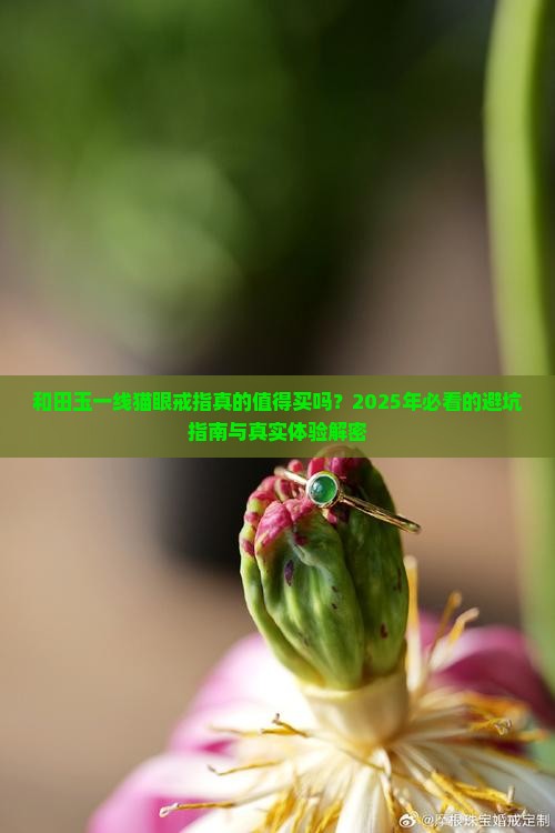 和田玉一线猫眼戒指