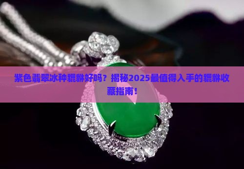 紫色翡翠冰种貔貅好吗