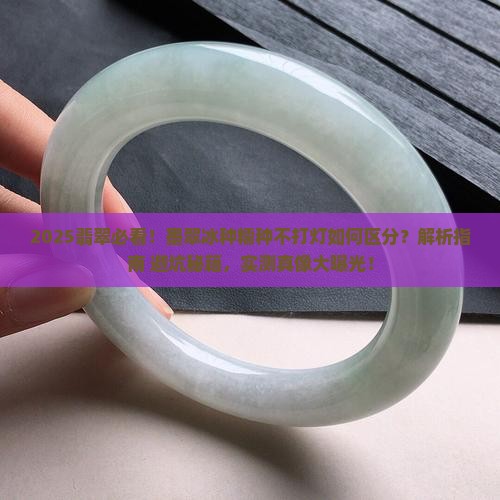 墨翠冰种糯种不打灯能看出来吗