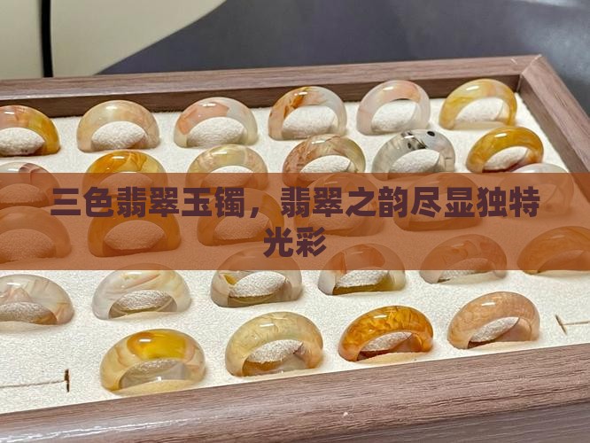 三色翡翠玉镯，翡翠之韵尽显独特光彩