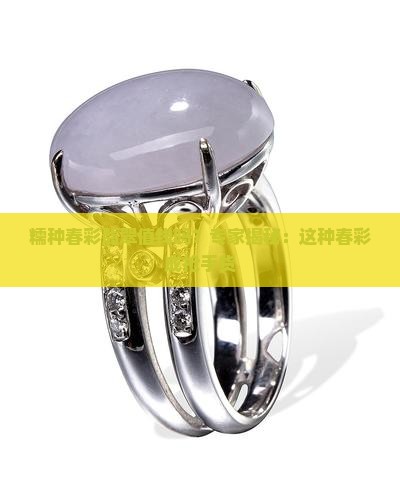 糯种春彩翡翠值钱吗？专家揭秘：这种春彩成抢手货
