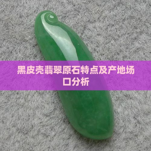 黑皮壳翡翠原石特点及产地场口分析