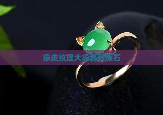 象皮纹理大象翡翠原石