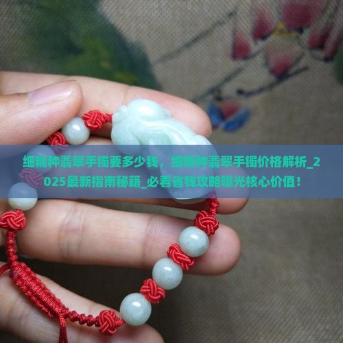 细糯种翡翠手镯要多少钱