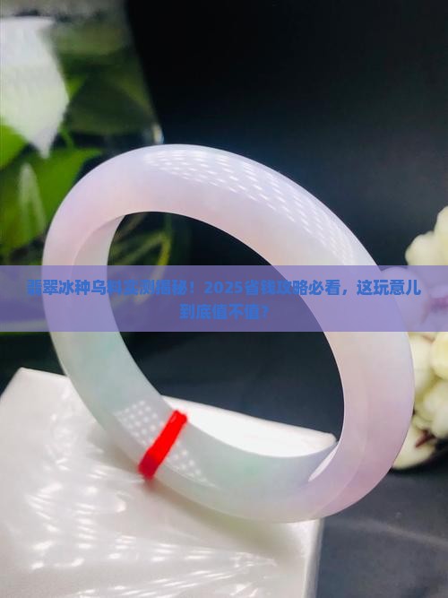 翡翠冰种乌料