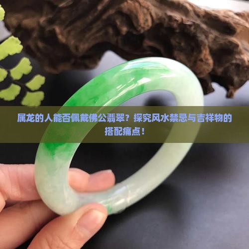属龙的人能否佩戴佛公翡翠？探究风水禁忌与吉祥物的搭配痛点！