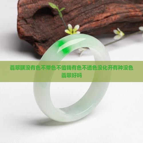 翡翠瞒没有色不带色不值钱有色不透色没化开有种没色翡翠好吗