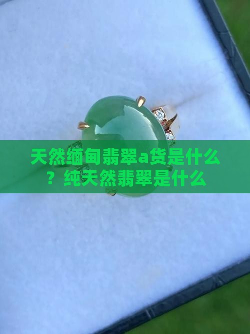 天然缅甸翡翠a货是什么