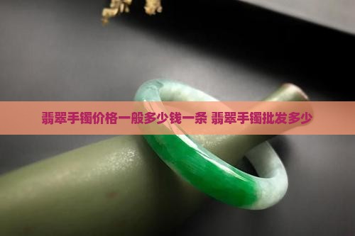 翡翠玉手镯一般多少钱一条