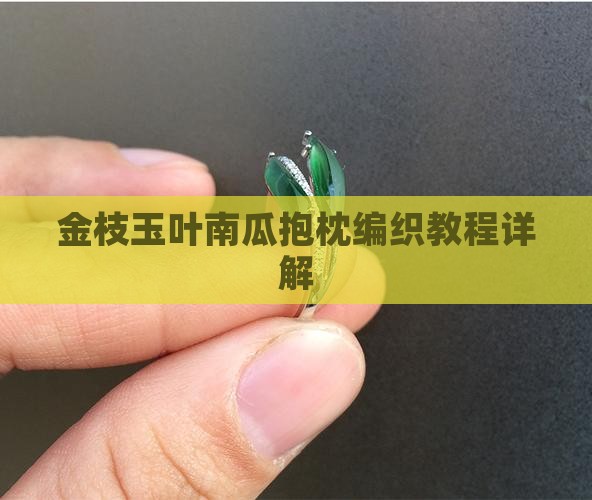 金枝玉叶南瓜抱枕编织教程