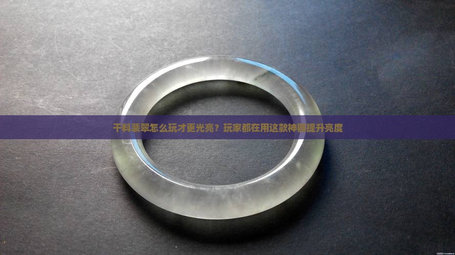 干料裴翠怎么玩才更光亮？玩家都在用这款神器提升亮度