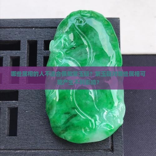 哪些属相的人不适合佩戴紫玉髓？紫玉髓对哪些属相可能产生不利影响？