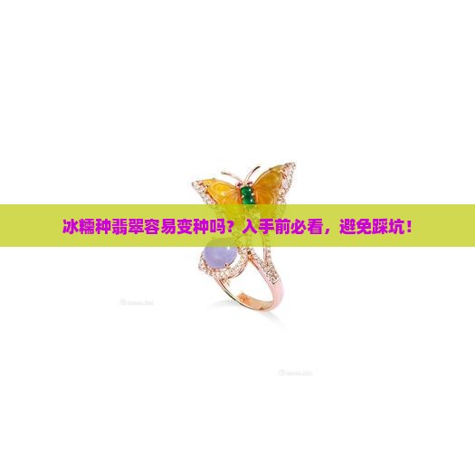 冰糯种翡翠容易变种吗？入手前必看，避免踩坑！