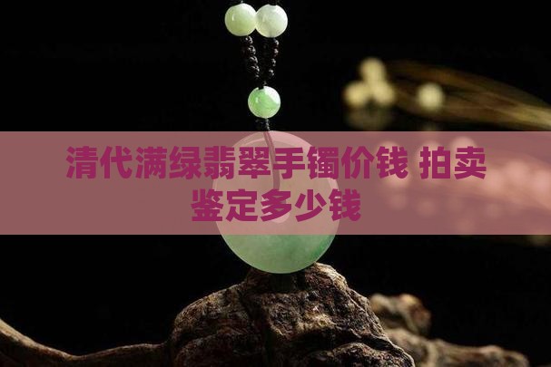 清代满绿翡翠手镯价钱 拍卖鉴定多少钱