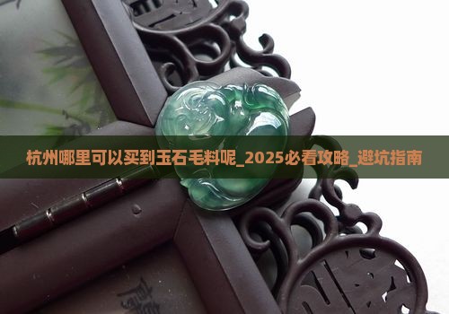 杭州哪里可以买到玉石毛料呢