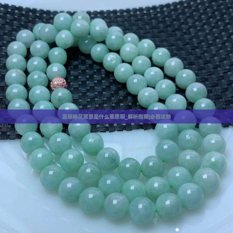 翡翠梅花寓意是什么意思啊