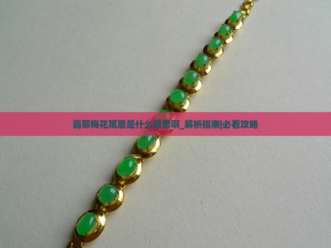 翡翠梅花寓意是什么意思啊