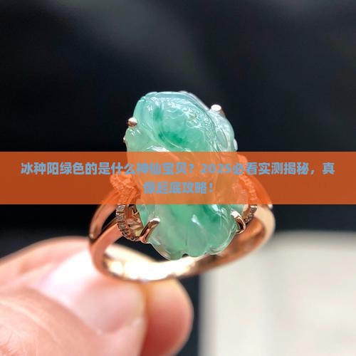 冰种阳绿色的