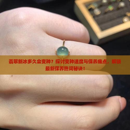 翡翠新冰多久会变种？探讨变种速度与保养痛点，解锁最新保养热词秘诀！