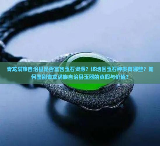 青龙满族自治县是否富含玉石资源？该地区玉石种类有哪些？如何鉴别青龙满族自治县玉器的真假与价值？