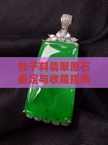 独子料翡翠原石鉴定与收藏指南