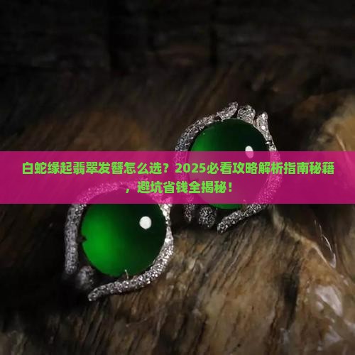 白蛇缘起翡翠发簪