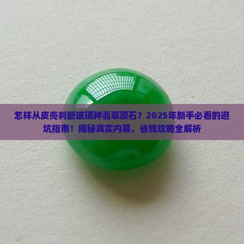 怎样从皮壳判断玻璃种翡翠原石