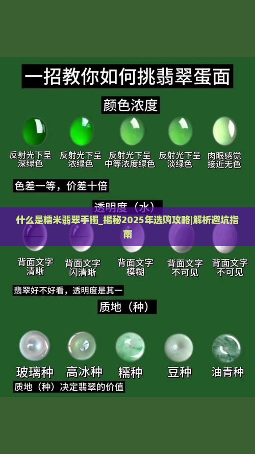 什么是糯米翡翠手镯