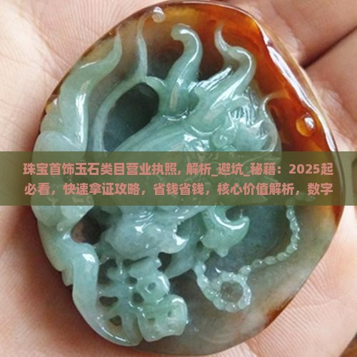 珠宝首饰玉石类目营业执照