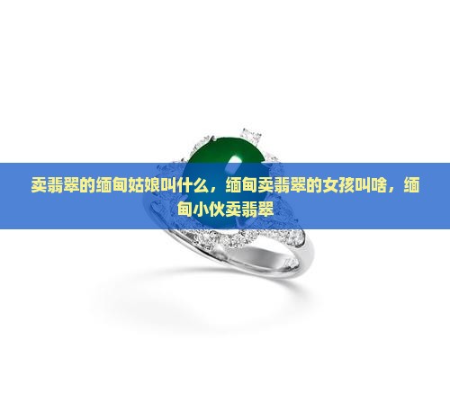 卖翡翠的缅甸姑娘叫什么