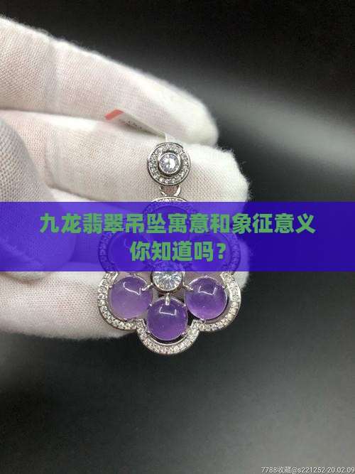 九龙翡翠吊坠寓意和象征意义