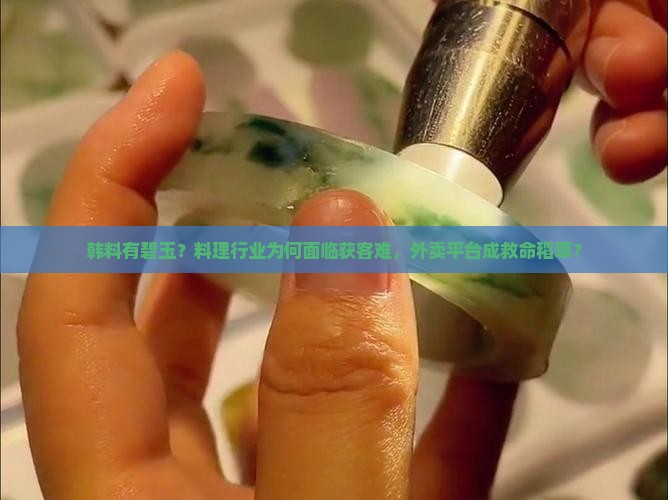 韩料有碧玉？料理行业为何面临获客难，外卖平台成救命稻草？