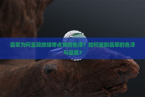 翡翠为何呈现微绿带点黄的色泽？如何鉴别翡翠的色泽与品质？