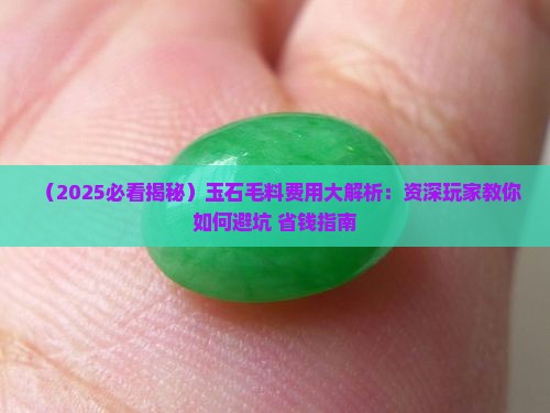 玉石毛料费用
