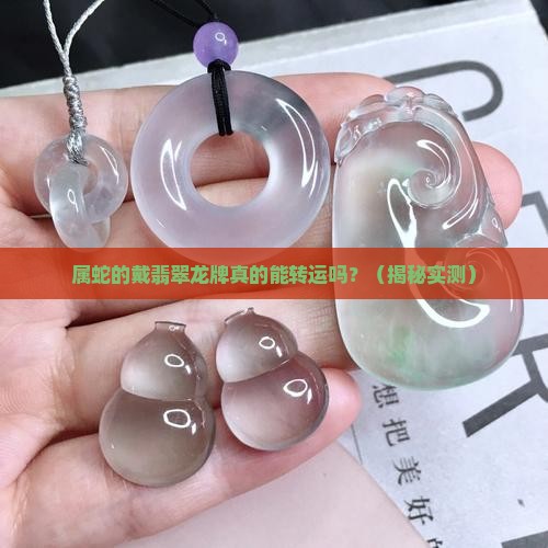 属蛇的戴翡翠龙牌好吗
