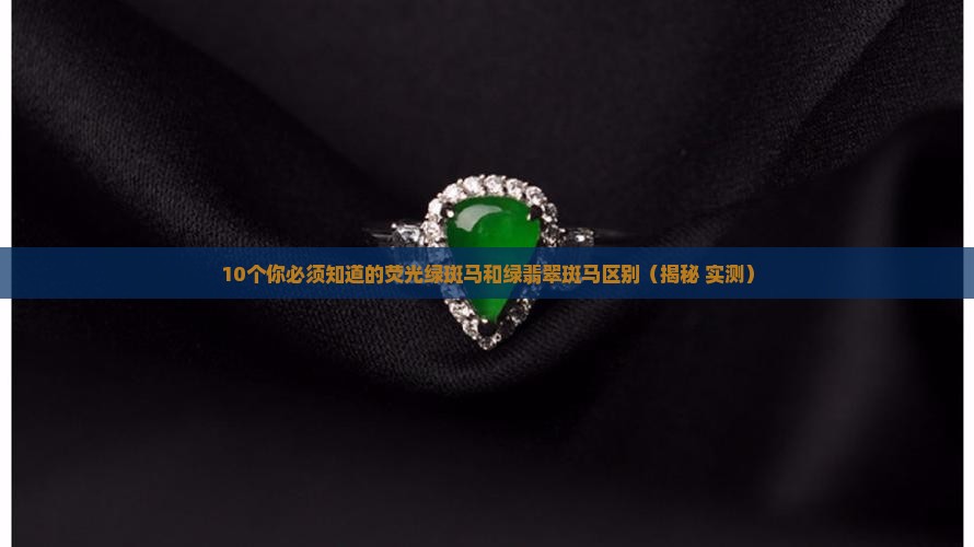 荧光绿斑马和绿翡翠斑马的区别